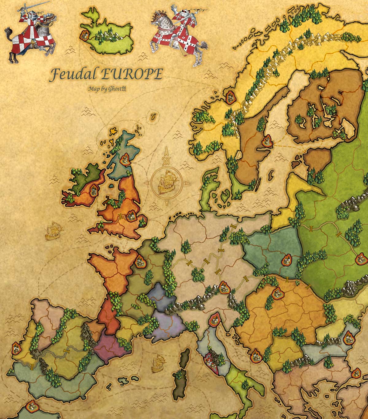 the map